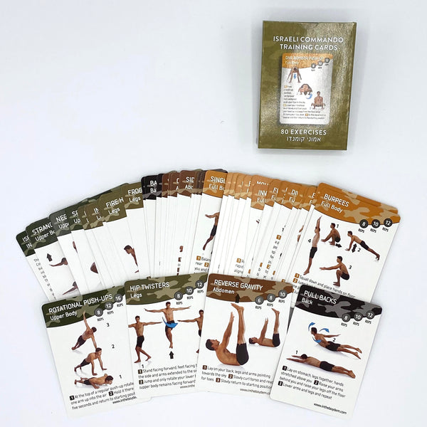 Israeli Commando Training Cards